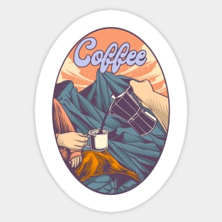 Coffee High Sticker